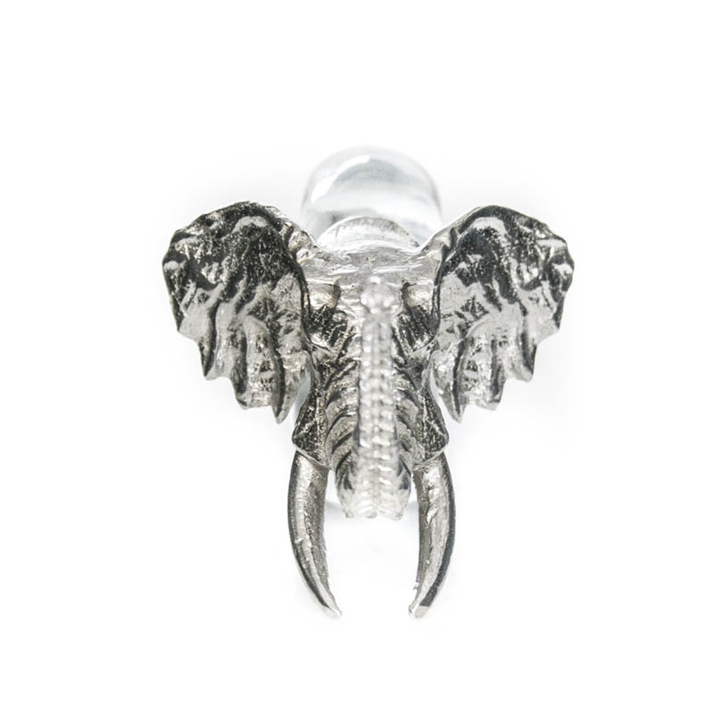 Mini Pewter Elephant Napkin Ring