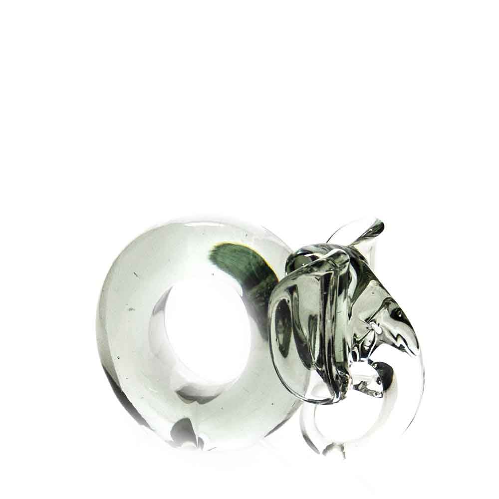 Mini Glass Elephant Napkin Ring