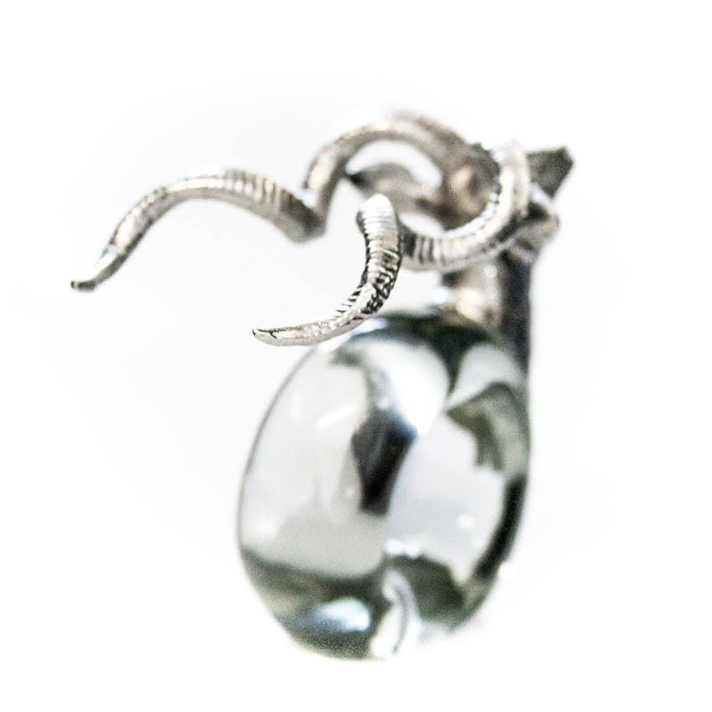 Mini Pewter Kudu Napkin Ring