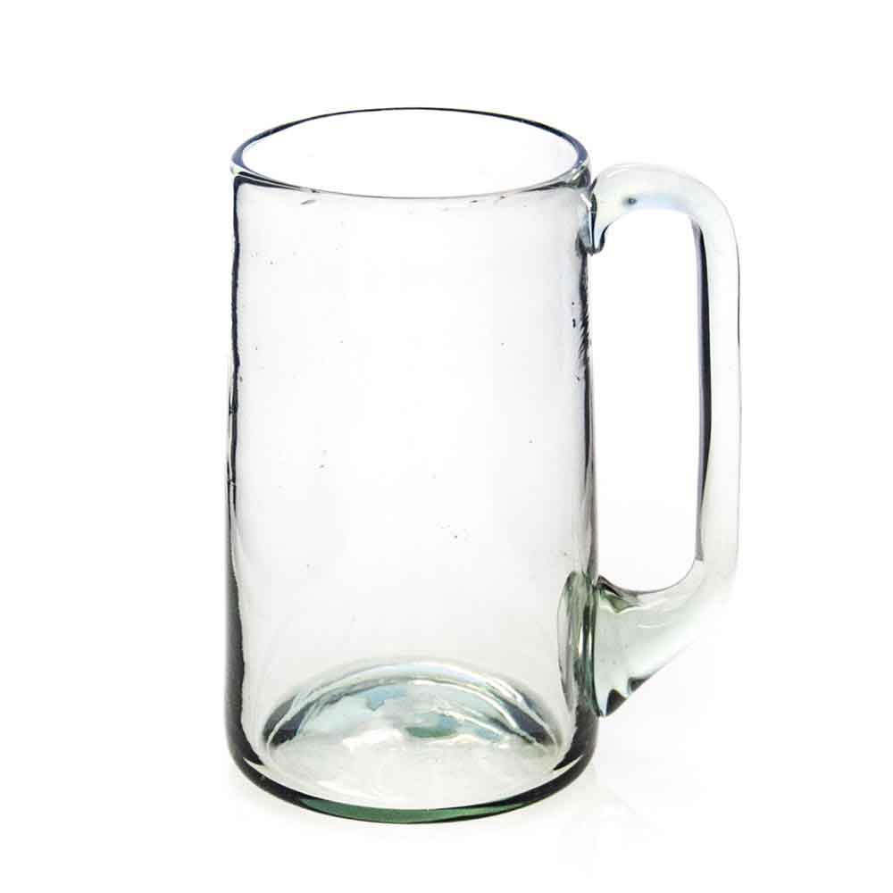 Large Beer Mug With Glass Handle