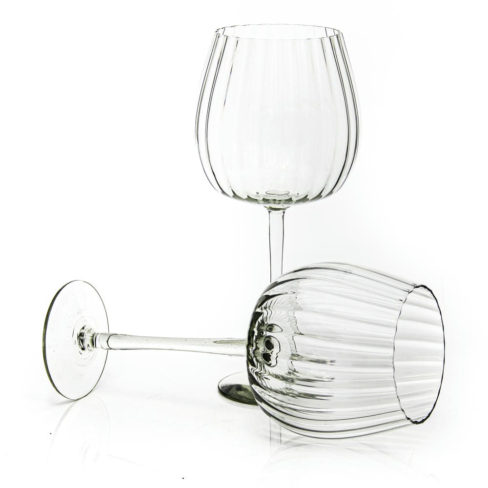 Optic Round Bremers Stemmed Glass