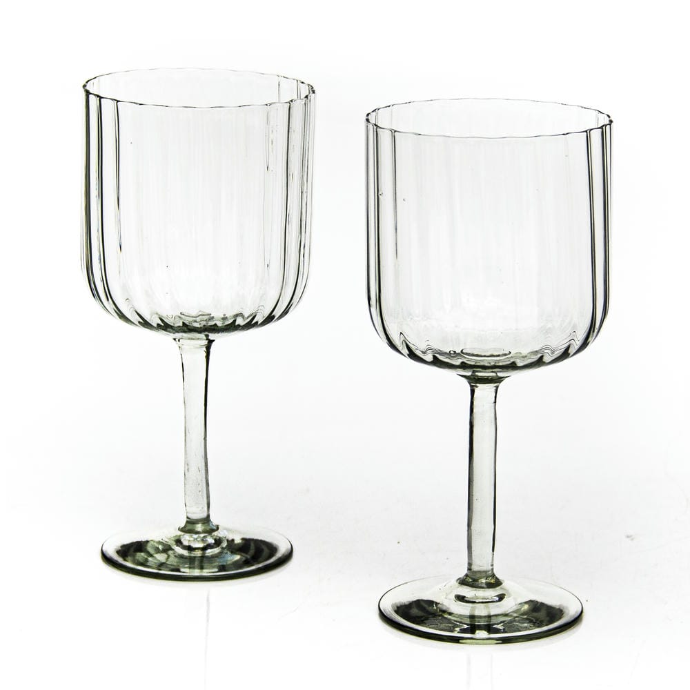 Optic Straight Bremers Stemmed Glass