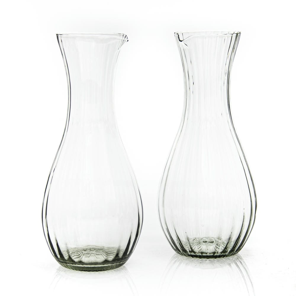 Optic Round Large Handless Jug