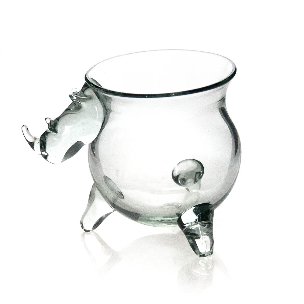 Medium Potjie Pot With Rhino Head