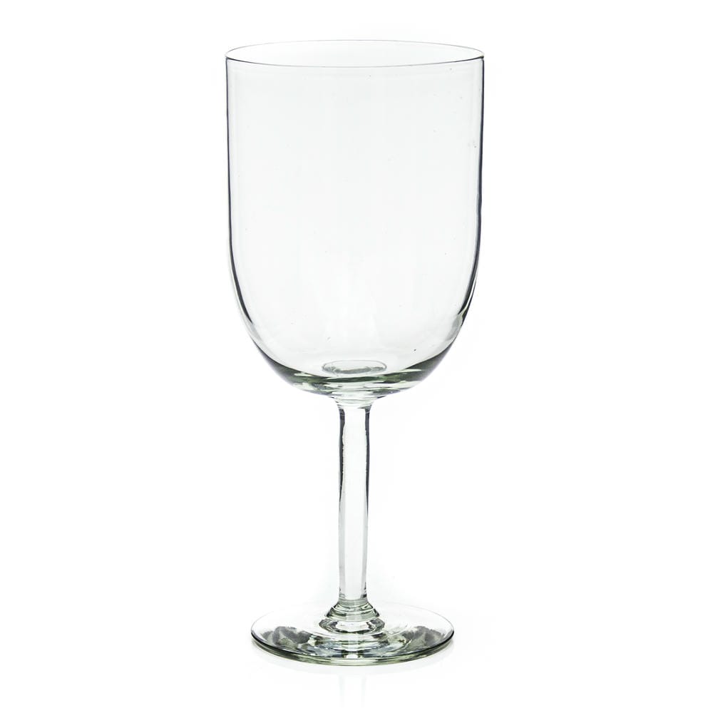 Pear Drop Straight Stem Red  Wine Glass
