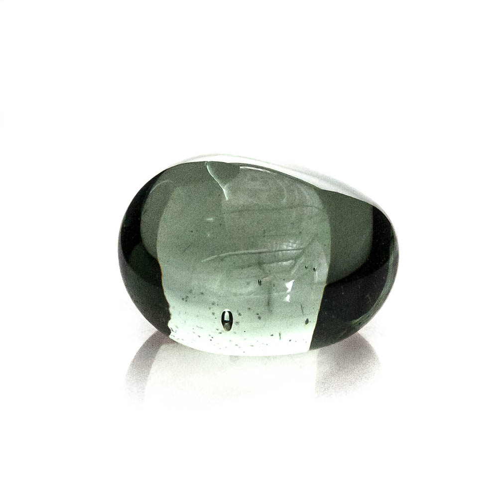 Glass Rock-Pebble Paperweight