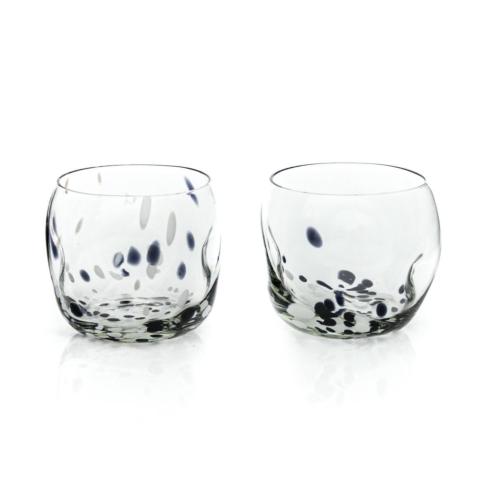 Utopia Organic Indented Short Tumbler With Colour Flecks