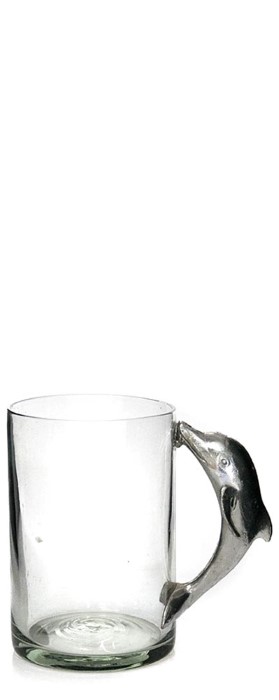 B-041 - Large Beermug with dolphin handle