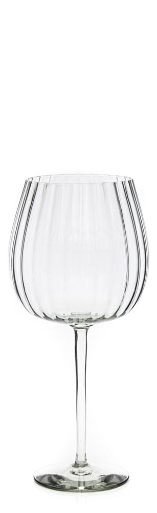 BR-BU-O - Optic Round Bremers Stemmed Glass