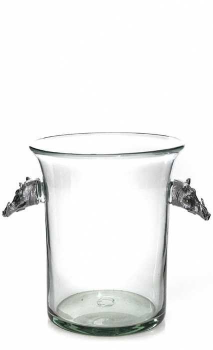 IB-081-P - Ice Bucket With Warthog Pewter Handle