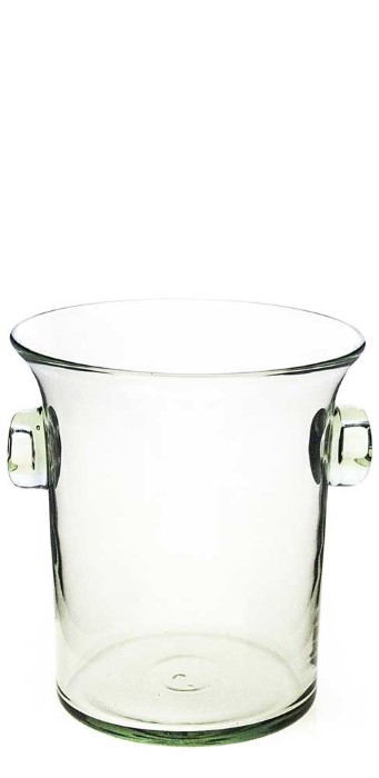 IB-G - Straight Ice Bucket With Glass Handles