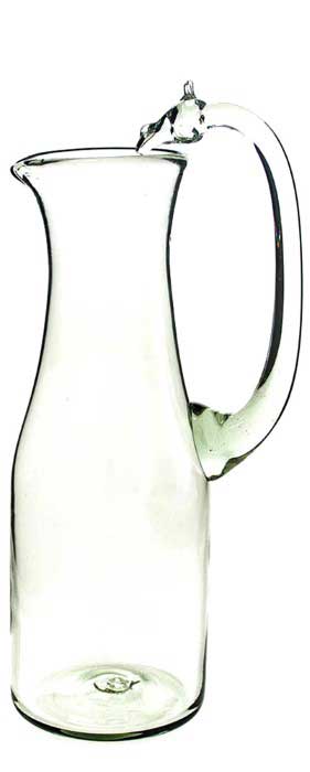 JUG-B-07 - Jug with Clear Giraffe Handle