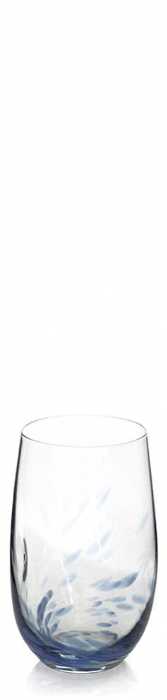 TL6-WT-Q - Tulip Tall Organic Indented Tumbler With Colour Flecks