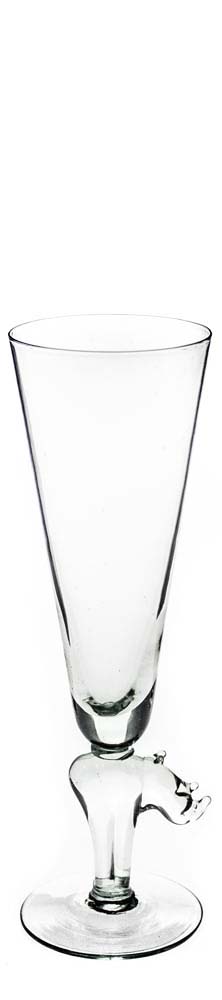 V6-02 - Vlottenberg Rhino stem Champagne flute
