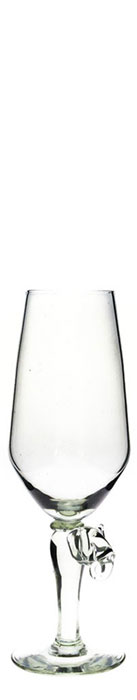VU6-01 - Vulindlela Elephant stem champagne flute