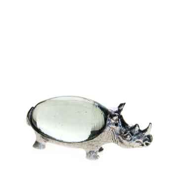Small Oval Rhino Pewter Body