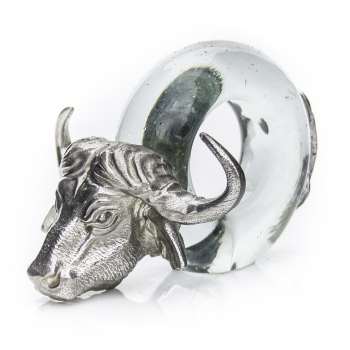 Mini Pewter Buffalo Napkin Ring
