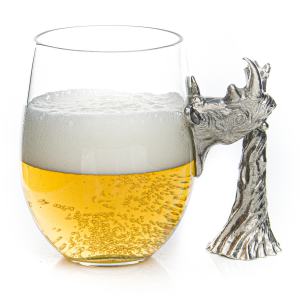 Pewter Black Rhino Beermug