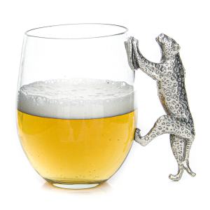Pewter Leopard Beermug