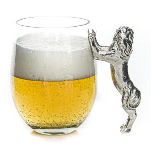 Pewter Lion Beermug