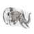 Mini Pewter Elephant Napkin Ring