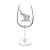 Bordeaux Glass - Pewter Elephant On Bowl
