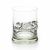 Whiskey Tumbler With Pewter Leopard