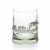 Whiskey Tumbler With Pewter Warthog